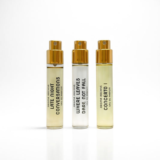 Travel Set of 3 x 12 ml